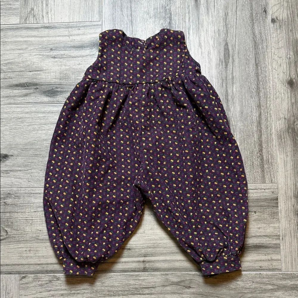 Lee Middleton Original Dolls Inc. Adorable Vintage Purple Doll Romper with Dots